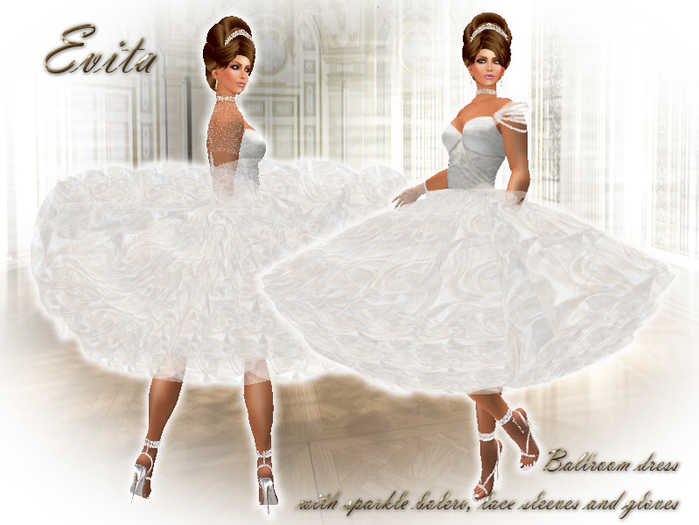 Second Life Marketplace G&T Creations Evita classic lace Ballroom